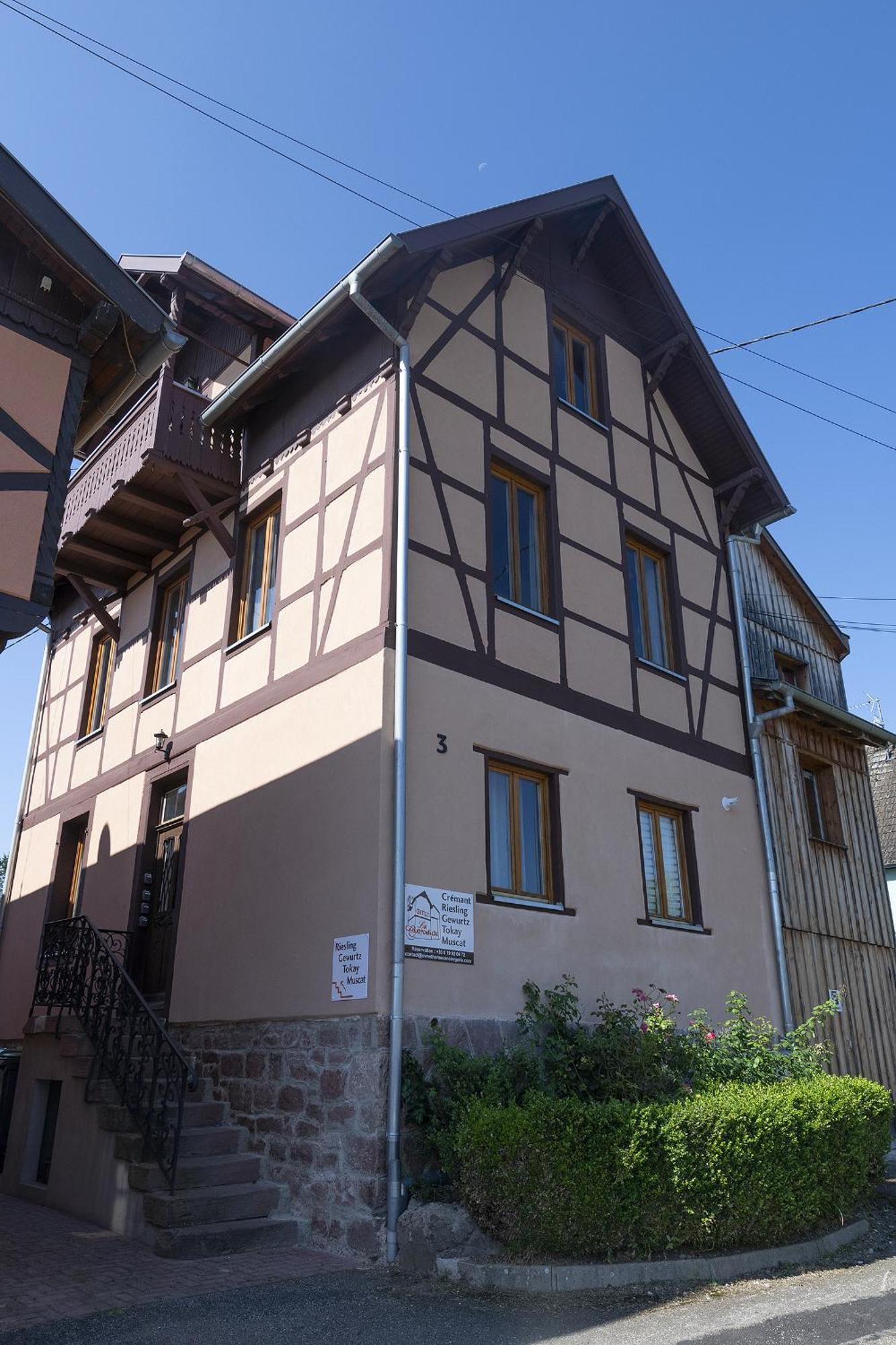 Pinot Gris - Charmant Studio Au Coeur Du Vignoble - Parking Gratuit リクヴィール エクステリア 写真